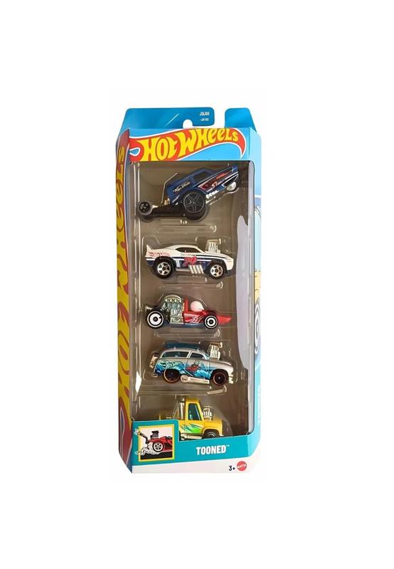 1806 hot wheels pacote com 5 carros tooned jbj85 - mattel (43242